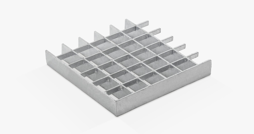 گریتینگ تسمه در نیم تسمه ساده تولید شده به روش پرسی