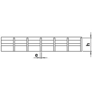 گریتینگ تسمه ساده با میلگرد تولید شده به روش الکتروفورج
