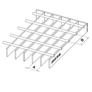 گریتینگ تسمه ساده با میلگرد تولید شده به روش الکتروفورج