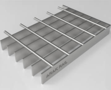 گریتینگ تسمه ساده با میلگرد تولید شده به روش الکتروفورج